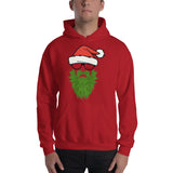 Green Santa Hooded Sweatshirt